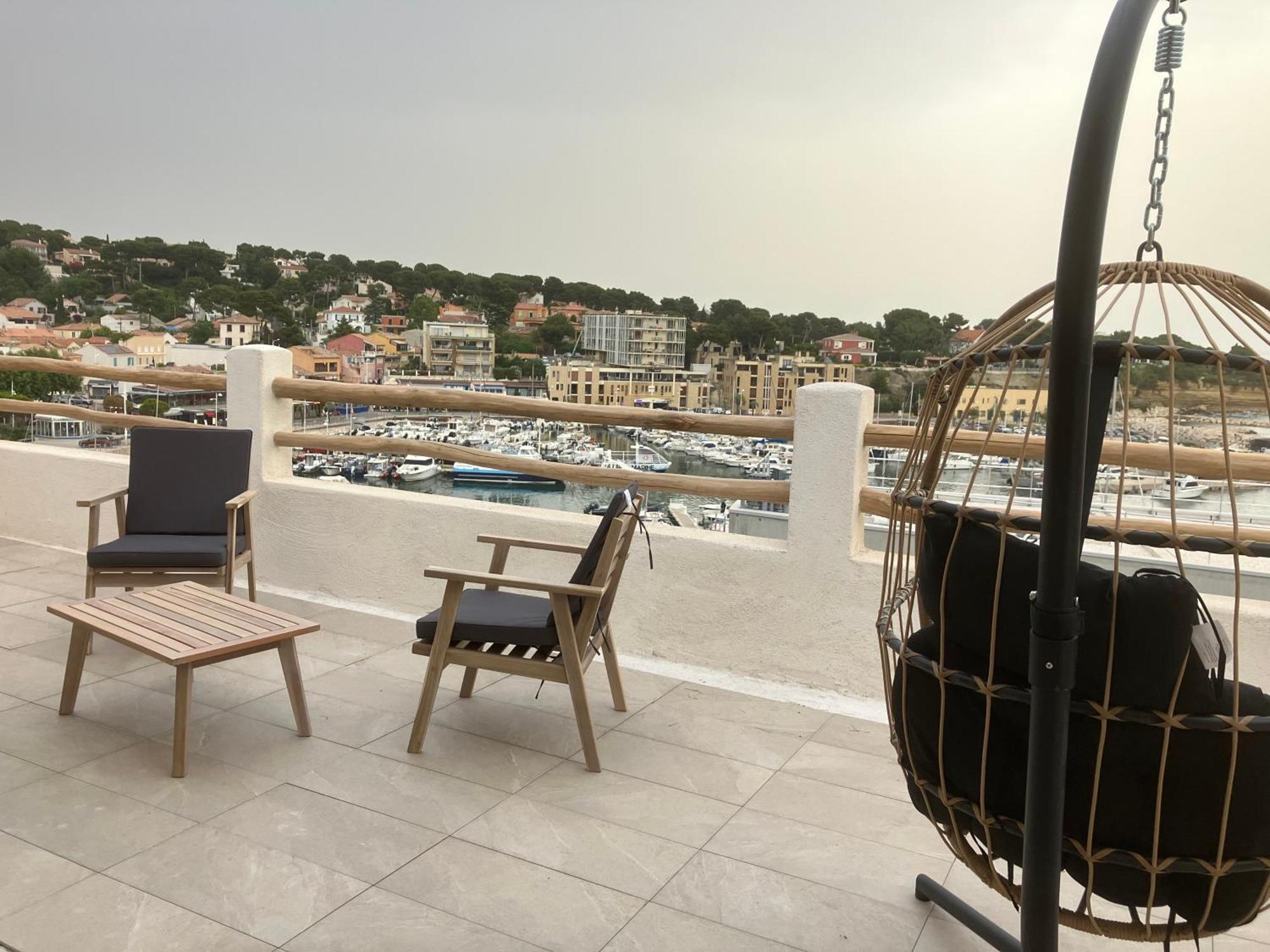 T2 Vue Sur Le Port Jacuzzi Terrasse Et Parking Carry-le-Rouet Exterior foto